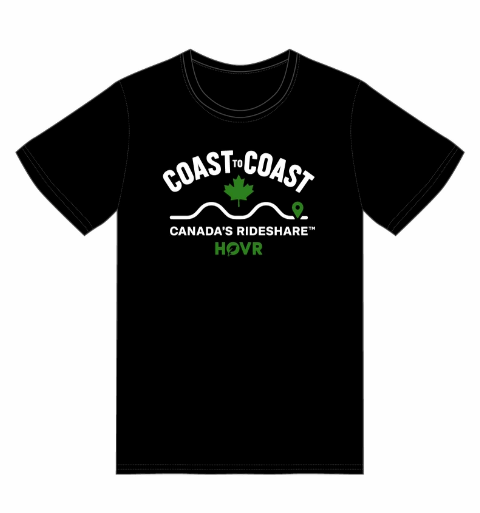 Coast-to-Coast: Canada’s Rideshare Tee